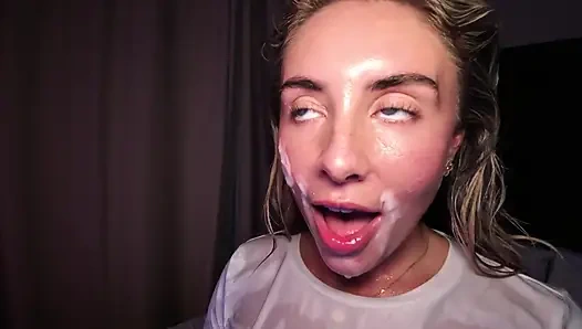 Bonnie Blue benim için bir toplum sürtüğü! Her yerine işiyorum ve buna bayılıyor! ACIMASIZ!