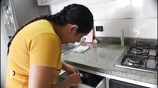 Horny Stepmom Giving Enhancer - Spanish Porn