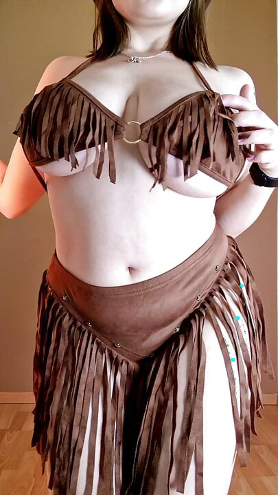 New Cowgirl Toy - Fringed Lingerie & First Ride