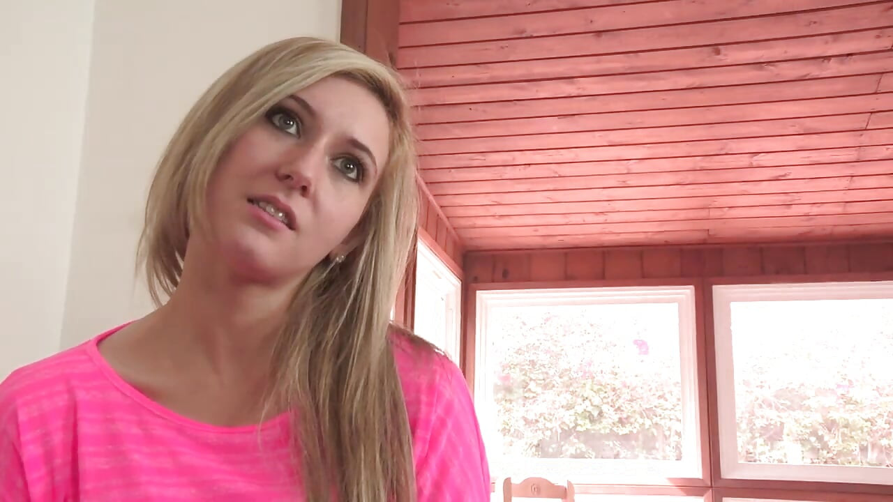 Young blondie prefers to be banged by teacher instead of studying