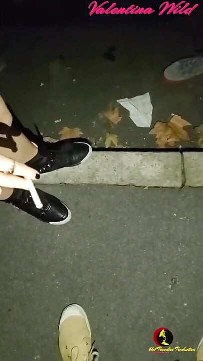 Valentina Wild parking adventures outdoor sex 50 - Fucked in the ass on the street