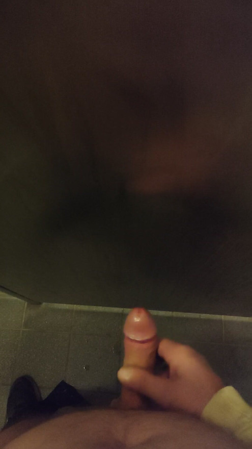Jerk Off at Highway Toilet