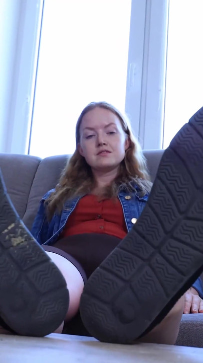Sniff and Lick My Sweaty Bare Soles POV