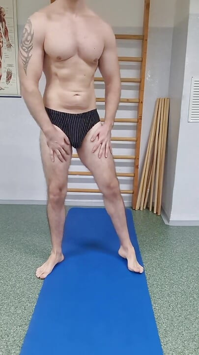 Pleasure After Workout Ended with Cum