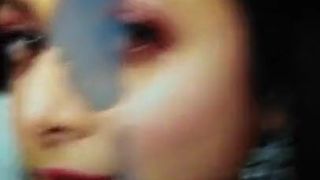 Koel mallick cum tribute pissed on her & covered her in cum