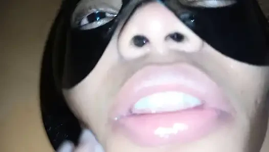 Submissive Stepdaughter in Deep Throat, Pissed and Sniffing Cum (03/28/21) Part 2