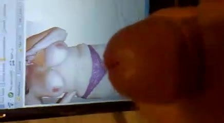 Molly23 wank tribute video