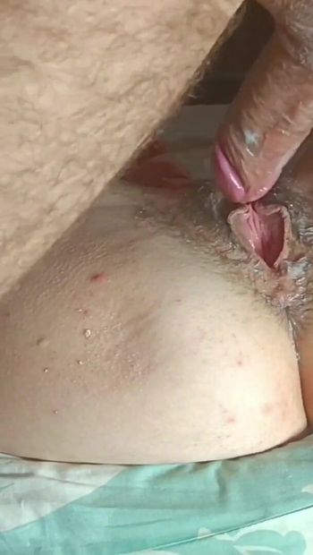 Iconic moment from "Delicious home sex of an amateur couple. Rich hairy vagina"