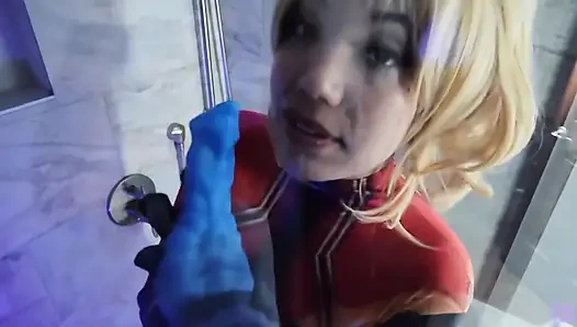 Captain Marvel Alien Gangbang