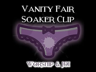 Sự tôn thờ clip Vanity Fair Soaker và JOI