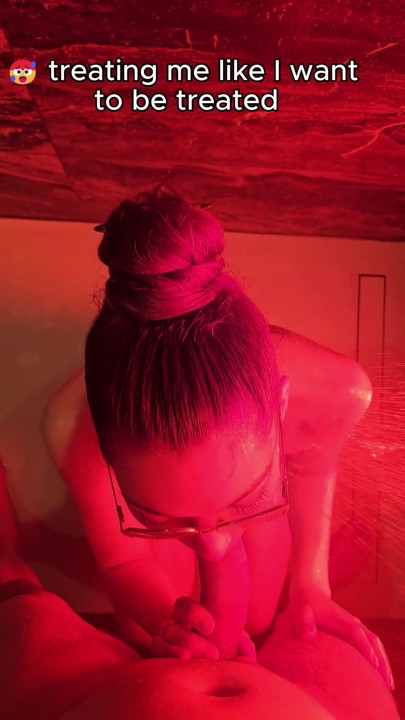 Sweet Good Girl By Day, Passionate Sucking By Night - Redhead POV