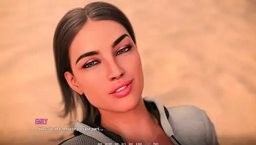 Dominos plajı 17: emily ve john'un plajda ağızdan ağza uygulaması