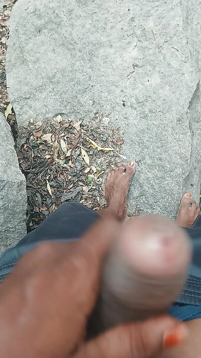 Mother in law watching me in forest in 1 second