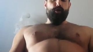 HOT HAIRY HUNK - CUMSHOT