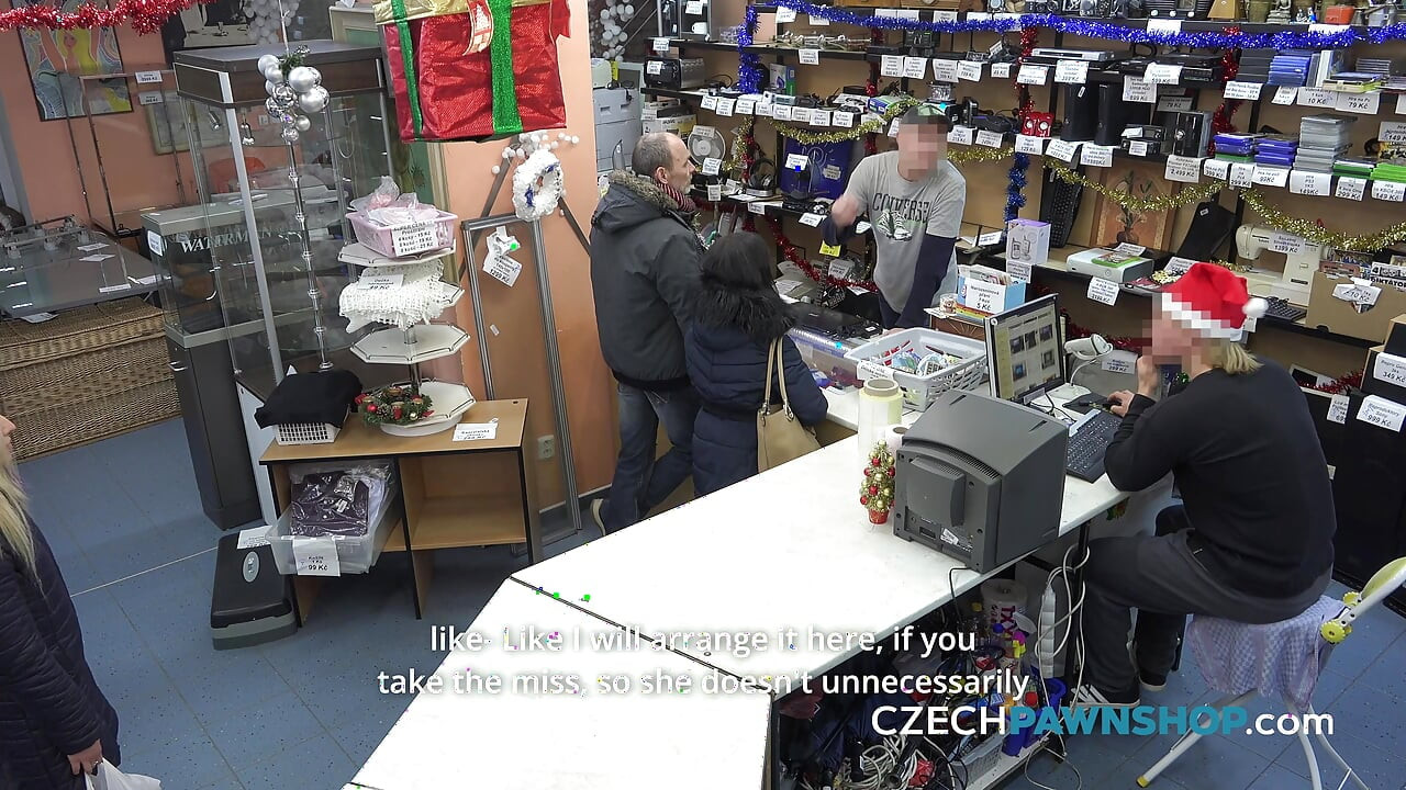 The busty blonde comes back for a very private deal (CzechPawnShop)