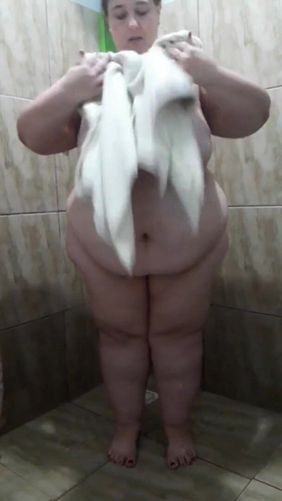 Thrilling moment from "Sexy BBW taking shower"