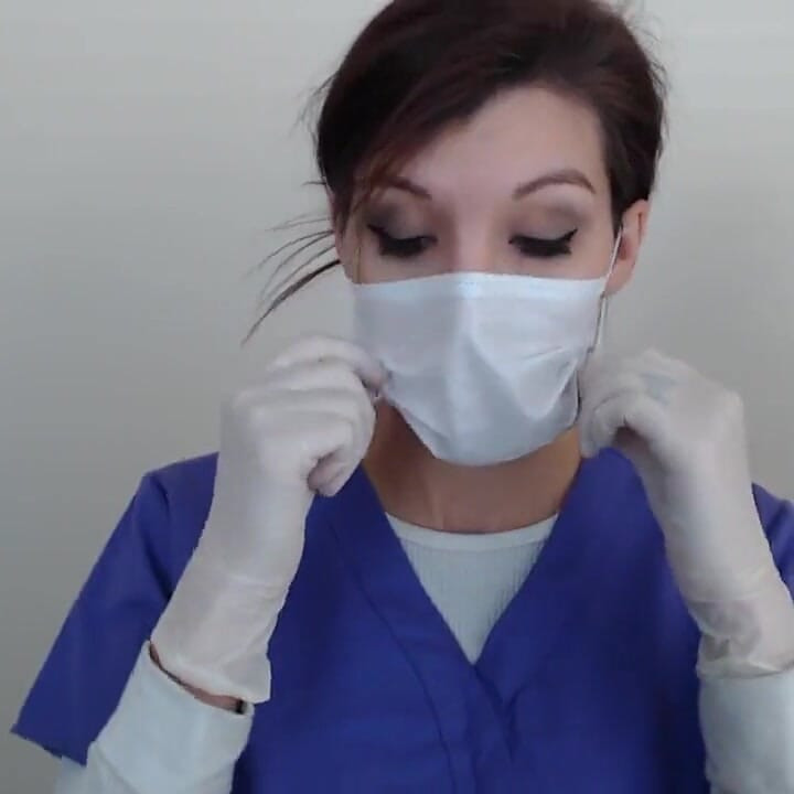 Milking Procedure Handjob - Latex Gloves