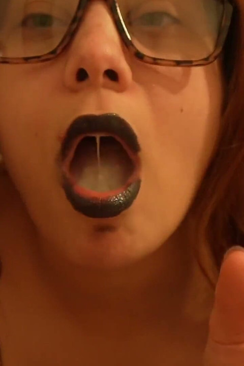 I Say Dirty Things While I Have Sperm in My Mouth and on My Face, Smoke a Cigarette, and Wear Black Lipstick and I Show
