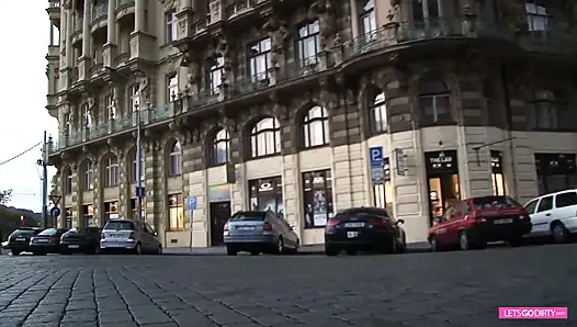 Redhead slut in her dirty fuck-play with her boy and strapon in his ass