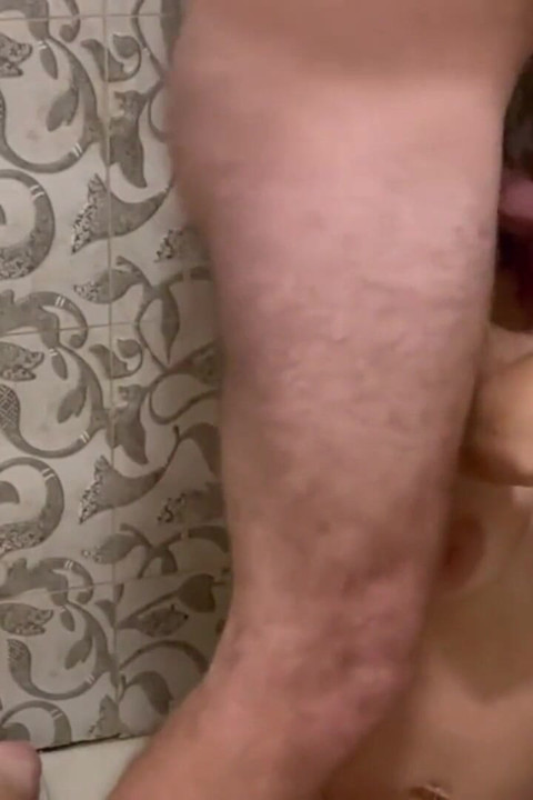 Hogtied in the Shower BDSM