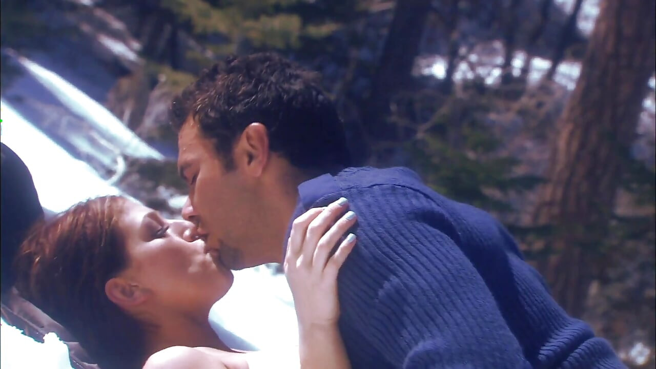 Big ass girl bends over while she gets fucked hard on the snow