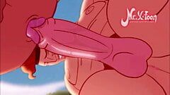 Hercules baise et creampies aladdin (dessin animé gay)