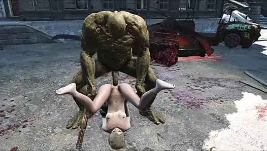 Fallout 4 katsu sex adventure rozdz. 7 supermutant anal