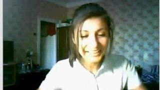 Mooi Russisch meisje op webcam