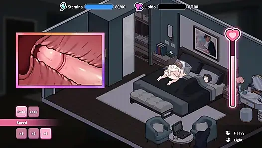 Hentai Game – Naughty Big-Boobs Married Woman Sex - Immoral Bathhouse