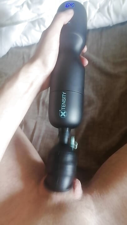XTensity - masturbare pe pula mea - Gemete cu jucărie sexuală