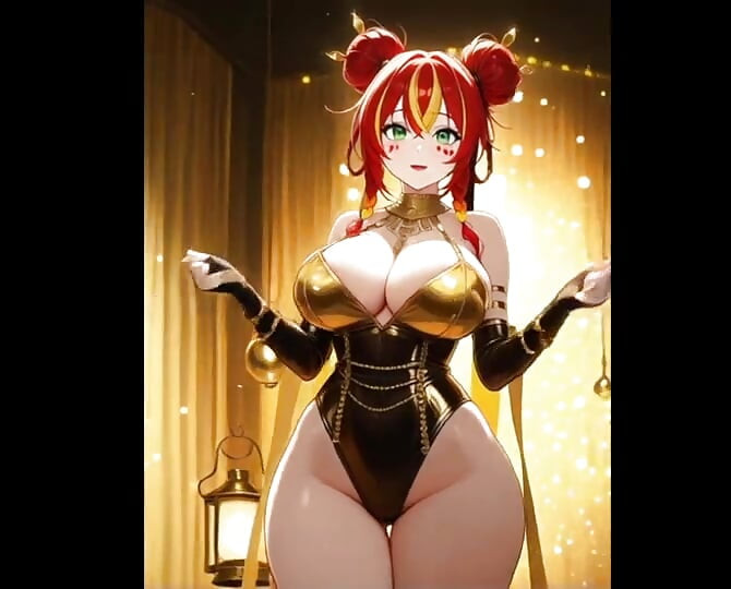bonita anime gatas provocando