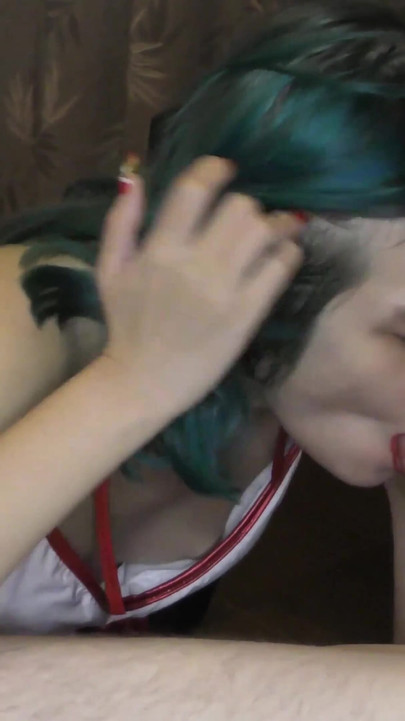 Asian nurse knows what's best for him