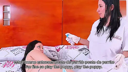 Kitty DJ ve Jennifer Play - ateşli hemşireler acil serviste amcık yalıyor - parmakları, dili ve patlayıcı fışkırtmalı lezbiyen