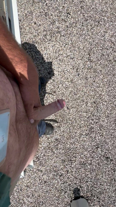 Rooftop cock doing what I do