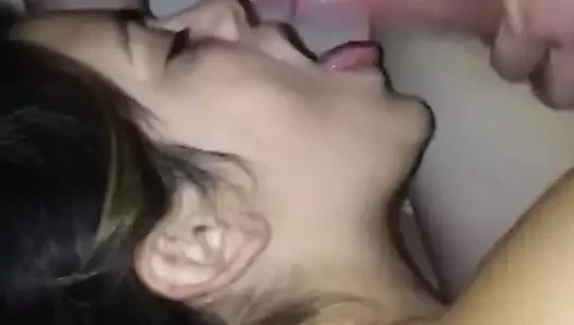 Wife drinks my best friend’s cum