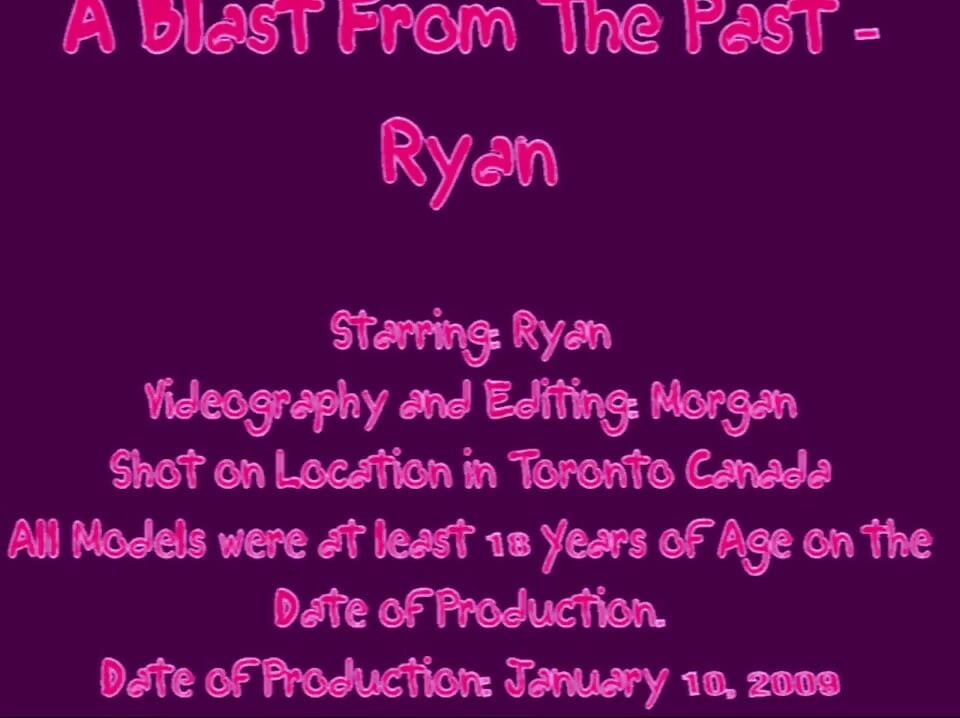 A blast from the past - Ryan