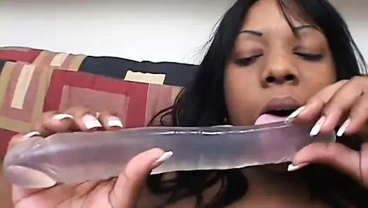 Giant black lesbians pussy licking masturbating dildo playing