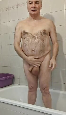 my dick in the shower