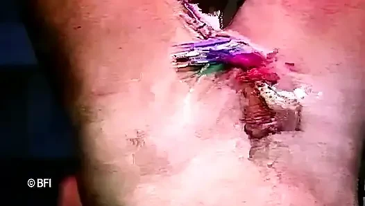 Two nasty chicks punishing their slave