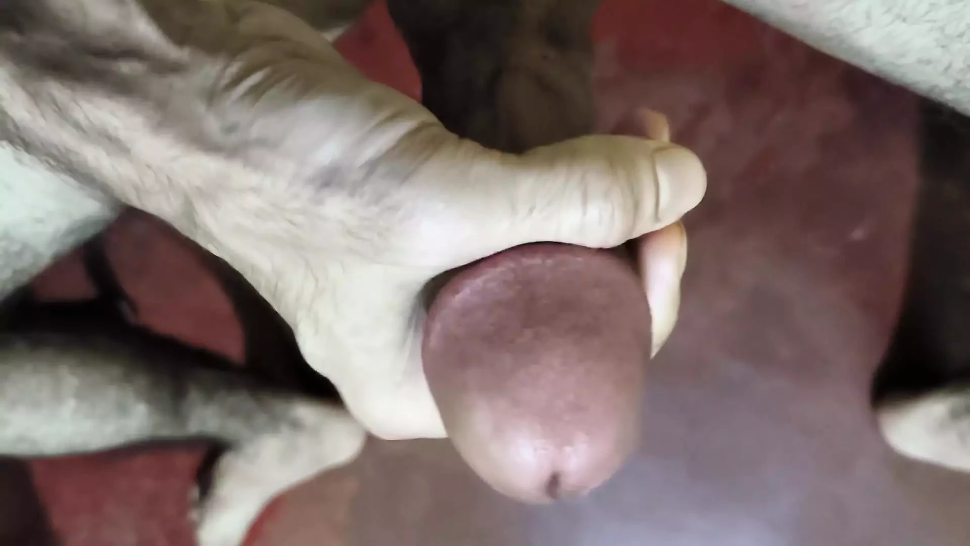 Boy Massage Penis After Milk out