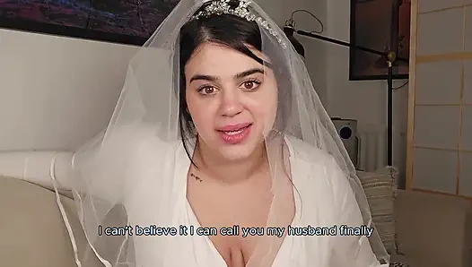Istri baru mengunci kontolmu, dan ngentot kontolmu di malam pernikahanmu!