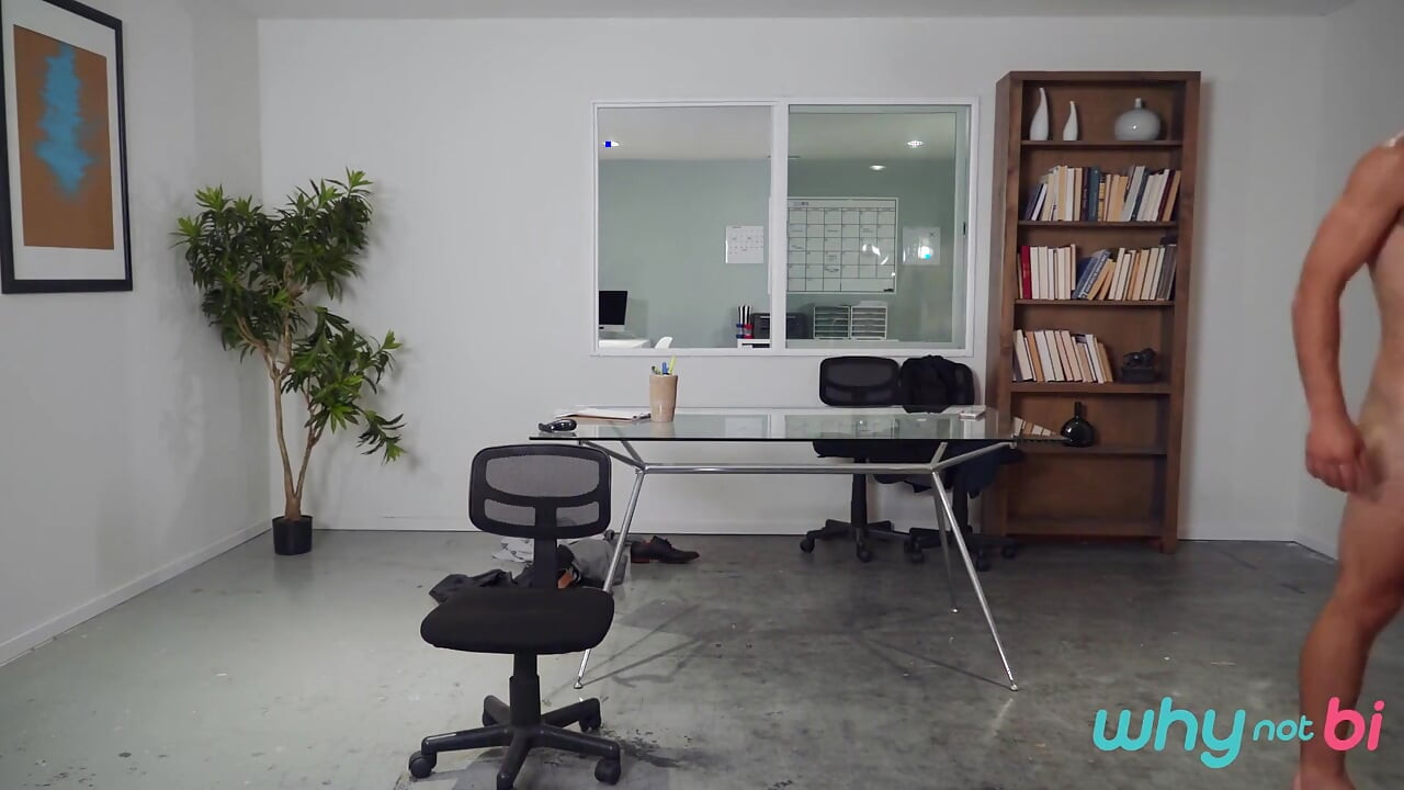 Why Not Bi - Blonde Brook Page & Argos Turn a High Stakes Job Interview Into a Raw & Hot Office 3some