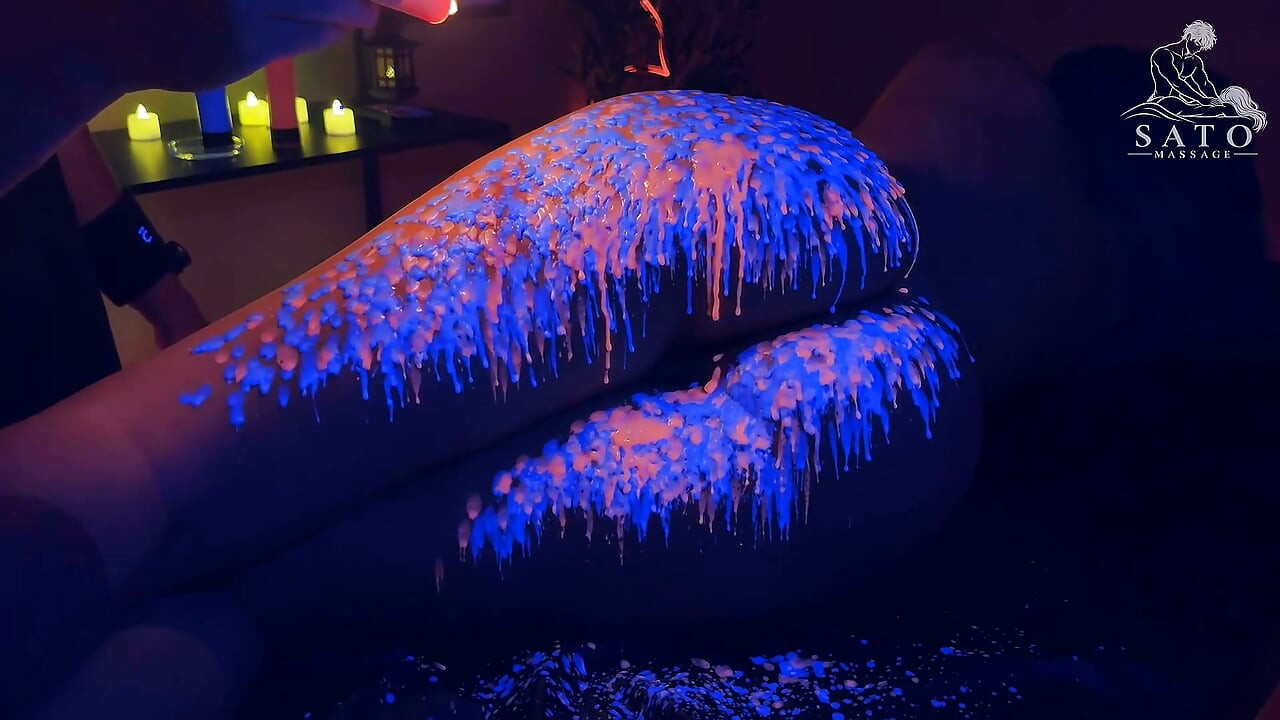 Wax Play and Anal Plug - Halloween Special