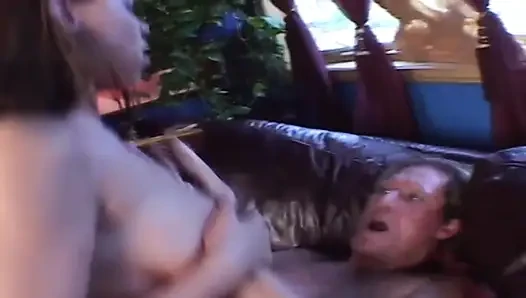 Flexible Brunette Licks Her Own Pussy While Getting Pounded Hard