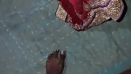 Hintli kadın suhagrat kocası