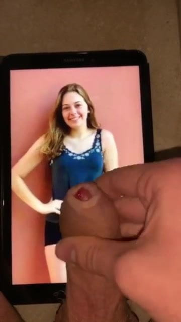 Cum tribute cute girl