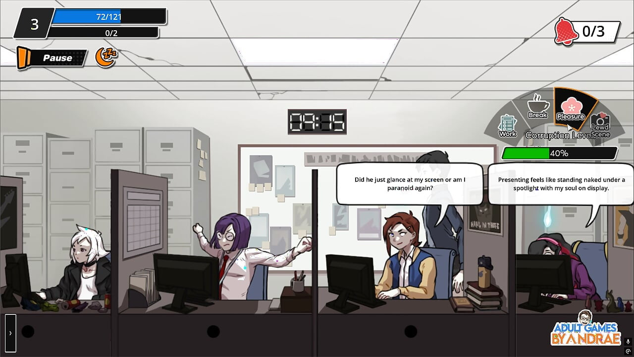 Femboy Ghost Gameplay Part 1 – Discreet Masturbation at Work