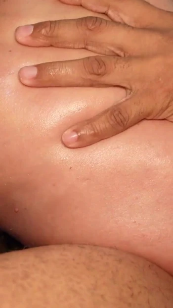 Captivating moment from "Horny White MILF Gets Double-Stuffed by Two Big Black Cocks"