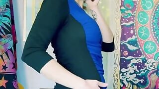 Curvă anală la birou