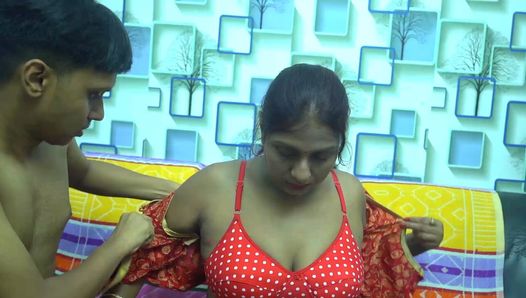 Desi Jhuma Bhabhi fucking with her owners step son Part 1